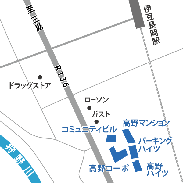 駅近エリアの地図